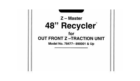 toro recycler 22 front drive manual