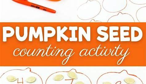 pumpkin seed counting worksheets