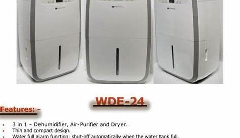 white westinghouse wwhm3650 humidifier owner's manual