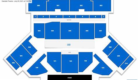 Oakdale Theatre Seating Chart - RateYourSeats.com