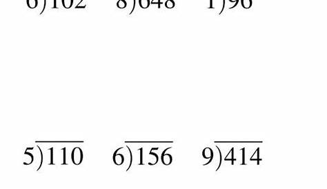 Long Division - One-Digit Divisor and a Two-Digit Quotient with No