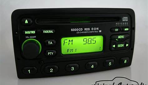 ford radio 6000 cd rds