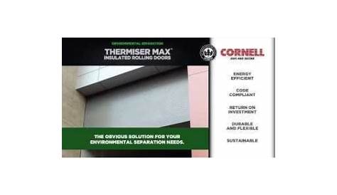 cornell thermiser rolling door