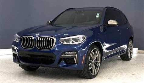 2020 bmw x3 blue