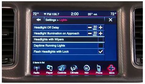 2014 Dodge Charger I Customer Programmable Features - YouTube
