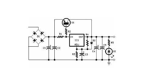 Regulated Power Supply Circuit diagram - Power_Supply_Circuit - Circuit