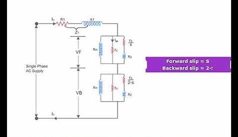 circuit diagram single phase induction motor