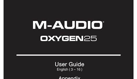 m-audio oxygen 61 manual pdf