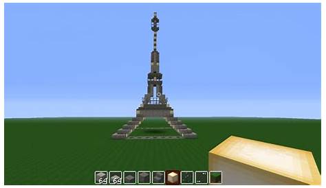 eiffel tower schematic minecraft