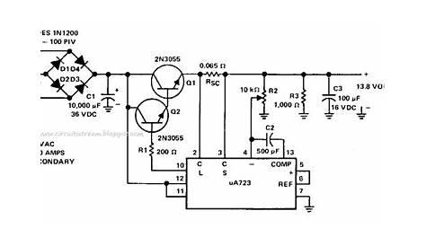 20 amp power supply circuit diagram