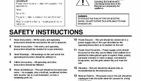 yamaha ax 500 owner's manual