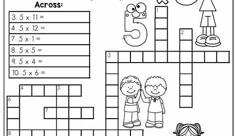 Printable Math Puzzles For High School - Printable Crossword Puzzles