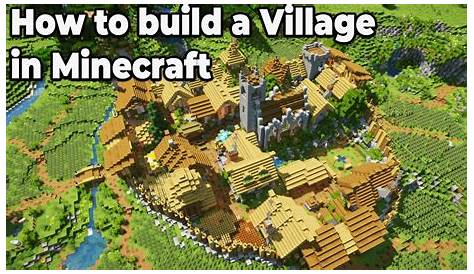 How to build an Awesome Village in Minecraft 1.15 Survival - YouTube