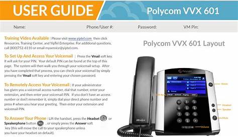 polycom vvx 310 quick manual