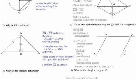 Triangle Congruence Worksheet — db-excel.com