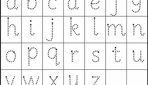Lowercase Letter Tracing Worksheets #2 | school | Tracing letters