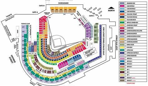 progressive field seating chart with rows