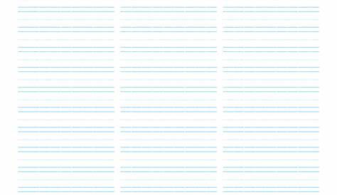 free printable lined paper 3rd grade