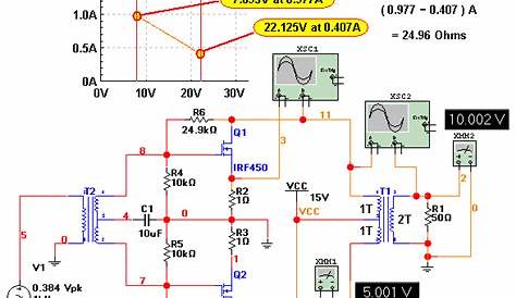 push pull amplifier circuit diagram