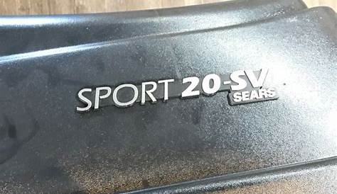 sears sport 20 sv manual