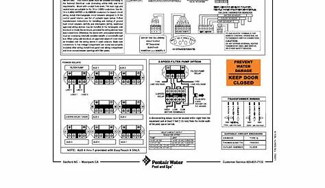 Pentair EasyTouch 8 and 4 Pool and Spa Control System User Manual