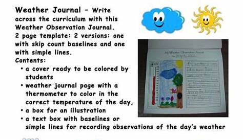 observation journal template