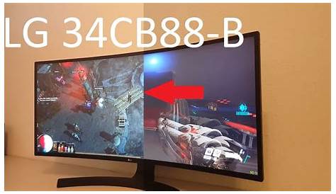 LG 34CB88-B Review und Test inkl Games und Backlight Bleeding - YouTube