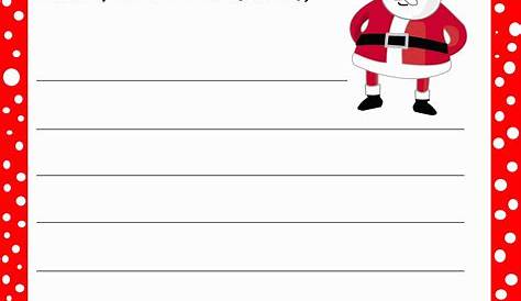 Free Letter to Santa Template Of Free Printable Letter From Santa