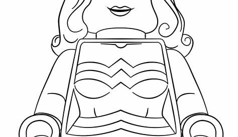 wonder woman coloring page printable