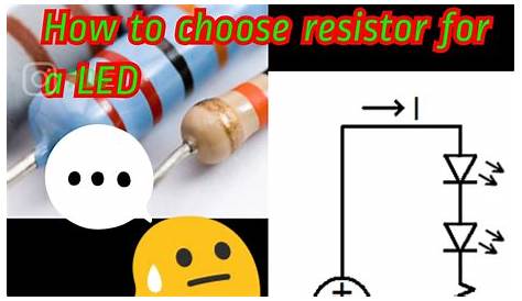correct resistor for led
