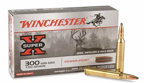 Winchester, Super-X Rifle, .300 Win. Mag., PP, 150 Grain, 20 Rounds