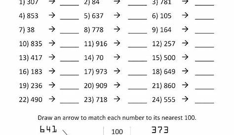rounding to the nearest thousandth worksheets