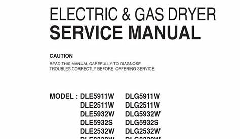 LG Electric and Gas Dryer Service Manual | Electrical Connector