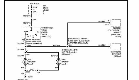 99 ford windstar wiring diagram