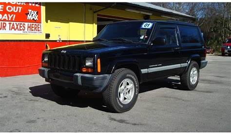 2001 Black Jeep Cherokee Sport 4x4 #25352649 | GTCarLot.com - Car Color