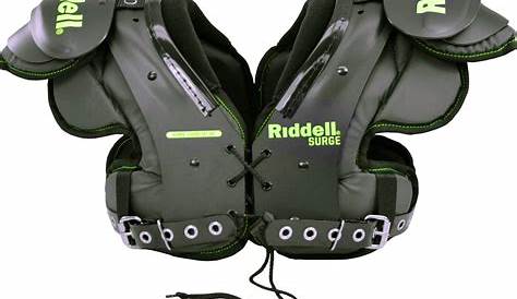 riddell youth shoulder pads size chart
