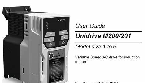 unidrive m200 manual