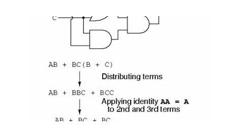 boolean algebra calculator circuit diagram