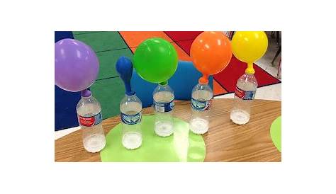 Cool Science Fair Projects for 5th Grade Idea - Inflating Balloon
