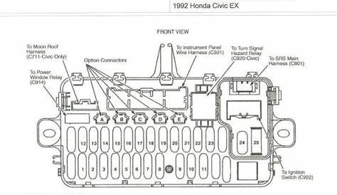 93 Honda Civic Wiring Harness Diagram