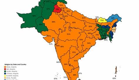 Map Of Indian Subcontinent With States - China Map Tourist Destinations