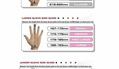 footjoy glove size chart