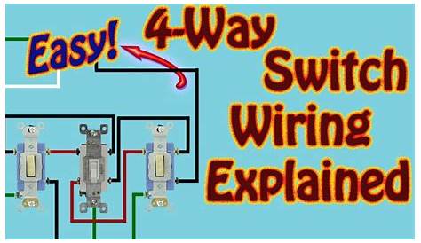four way light switch wiring