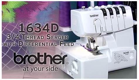 Brother 1634D Serger Overview - YouTube