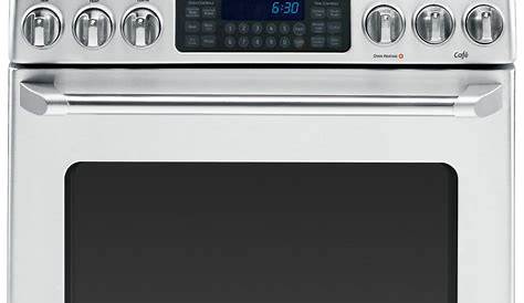 GE Cafe 30" Stainless Slide-In Electric Range - CS980STSS