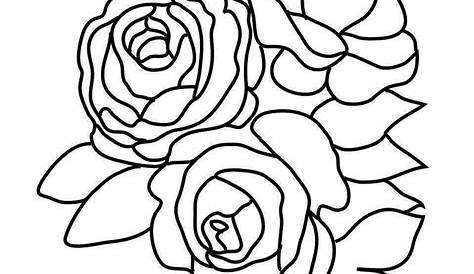 Flower Coloring Page - Coloring Home