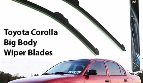 18+20" Toyota Corolla Big Body Wiper Blades U-Hook Windshield Wiper | Shopee Philippines