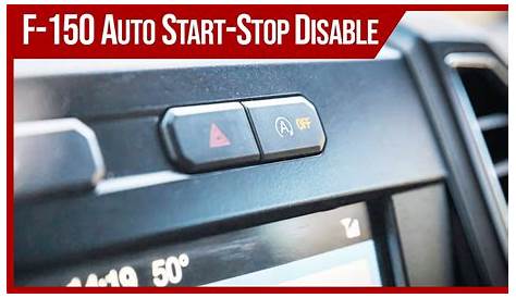 Disable AUTO START STOP on Ford F-150 - YouTube