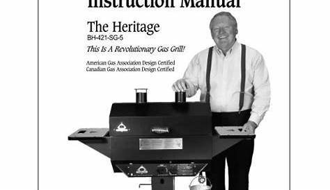 Instruction Manual - The Holland Grill.