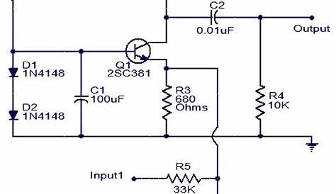transistor mixer circuit diagram